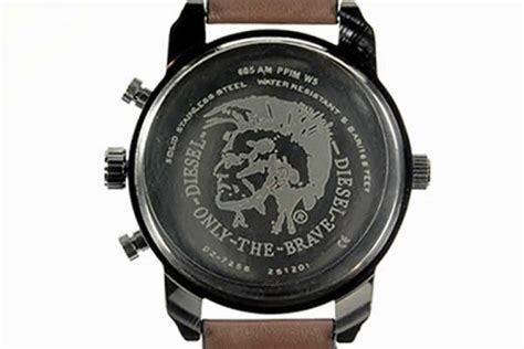 diesel time watch fake|3 Ways to Identify a Fake Watch .